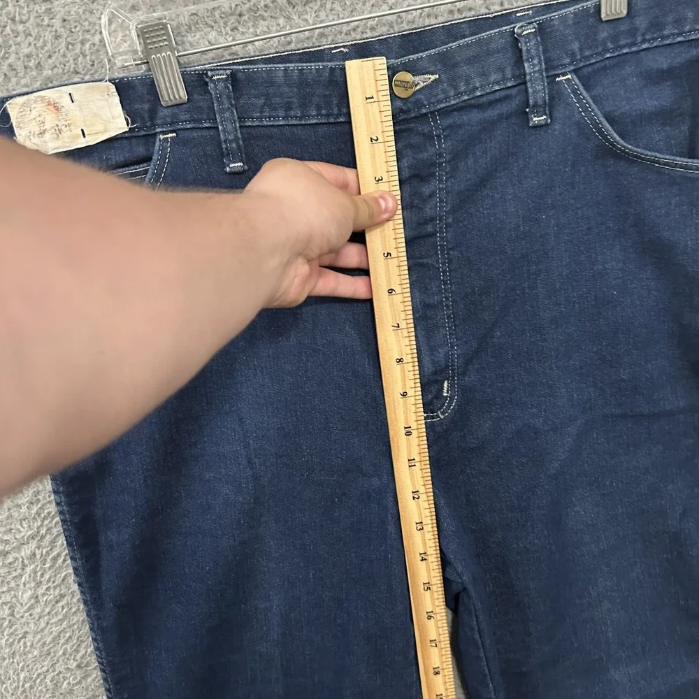 Vintage Wrangler Jeans Mens 40x32 Blue Denim Indigo Boot Cut 70s 80s Made In USA